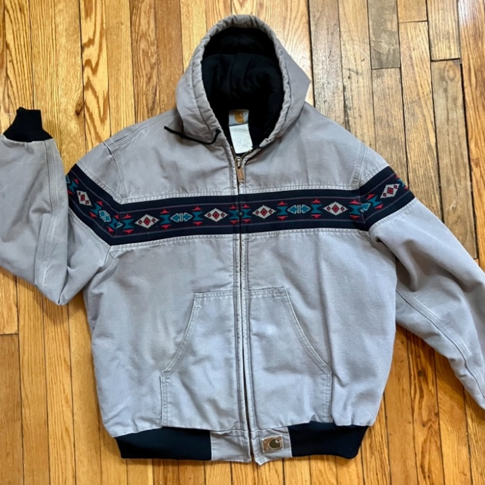 Carhartt Hooded Aztec 90s